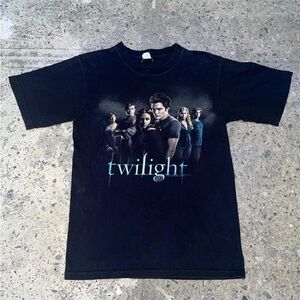 Vintage 2008 Twilight Saga Movie Promo Shirt Edward Vampire Y2K Anvil S